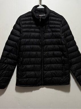 Heatkeep Lightweight Black Quilted Puffer Jacket Men’s Sz S